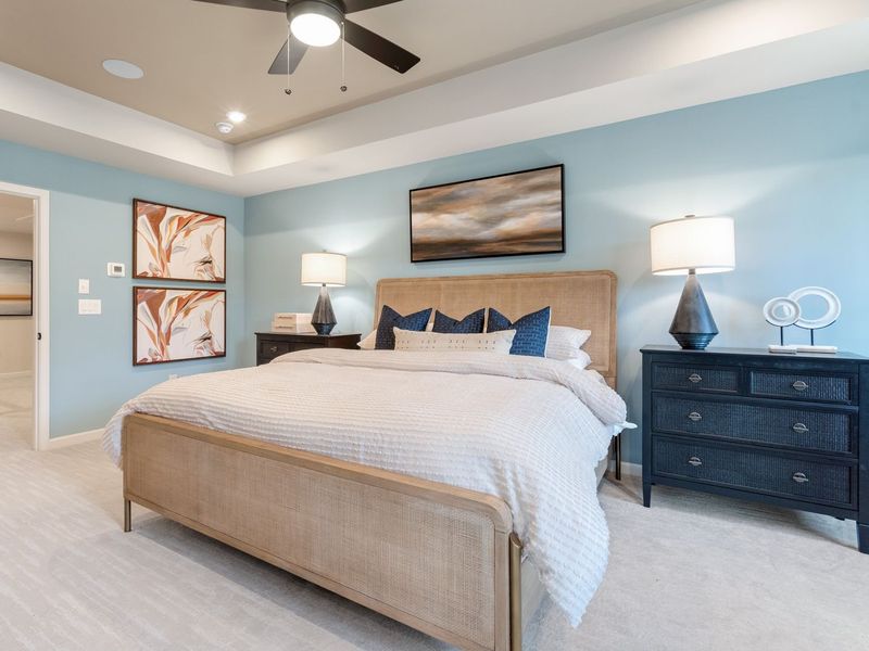 Furnished interior in a model home at The Village at Shallowford in Kennesaw (Image 14).