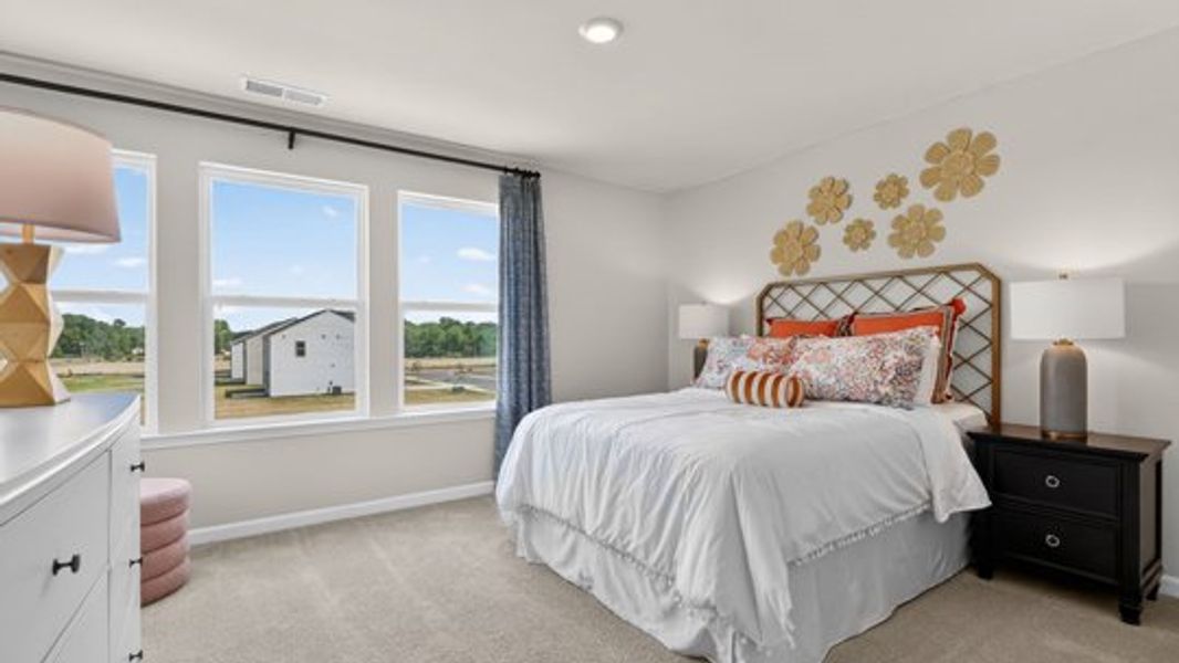 Furnished interior in a model home at Cross Creek in Spring Lake (Image 16). Furnished interior in a model home at Cross Creek in Spring Lake (Image 16).