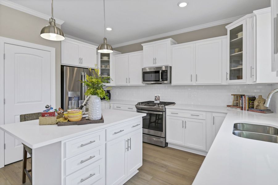 Furnished interior in a model home at Ashton Lakes in Lexington (Image 10).