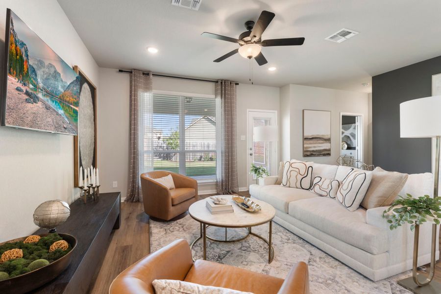 Furnished interior in a model home at Northgate in Temple (Image 16). Furnished interior in a model home at Northgate in Temple (Image 16).