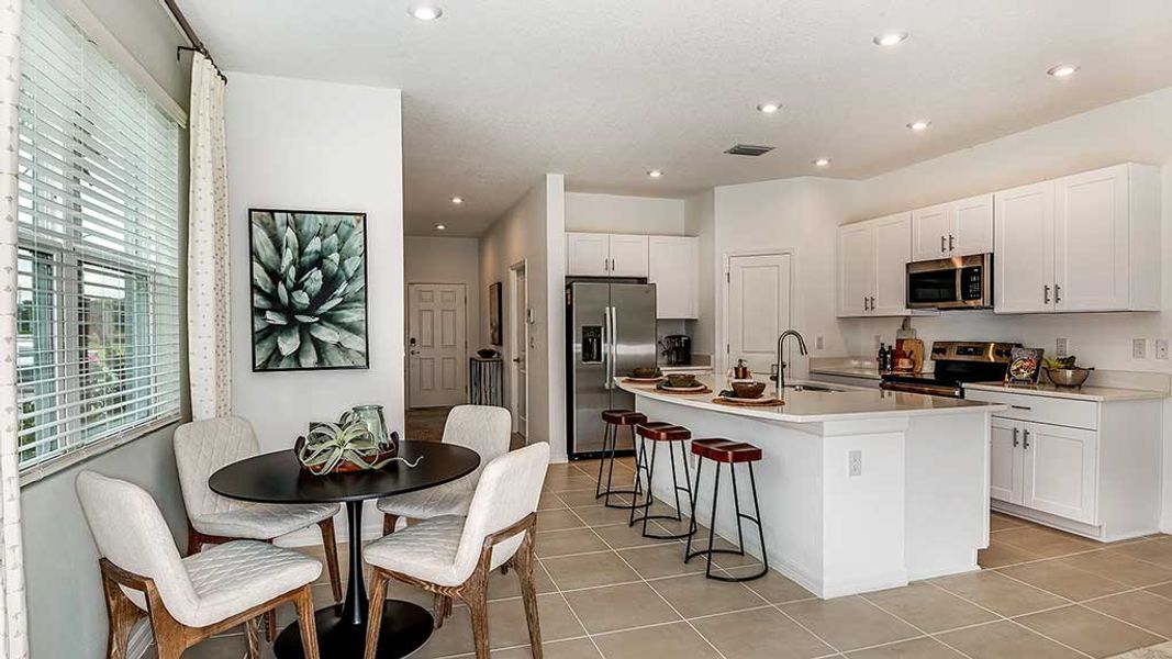Furnished interior in a model home at The Townhomes at Skye Ranch in Sarasota (Image 7). Furnished interior in a model home at The Townhomes at Skye Ranch in Sarasota (Image 7).
