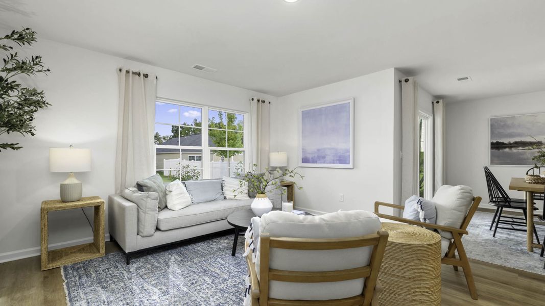 Furnished interior in a model home at Lacy Farm in Graham (Image 13). Furnished interior in a model home at Lacy Farm in Graham (Image 13).