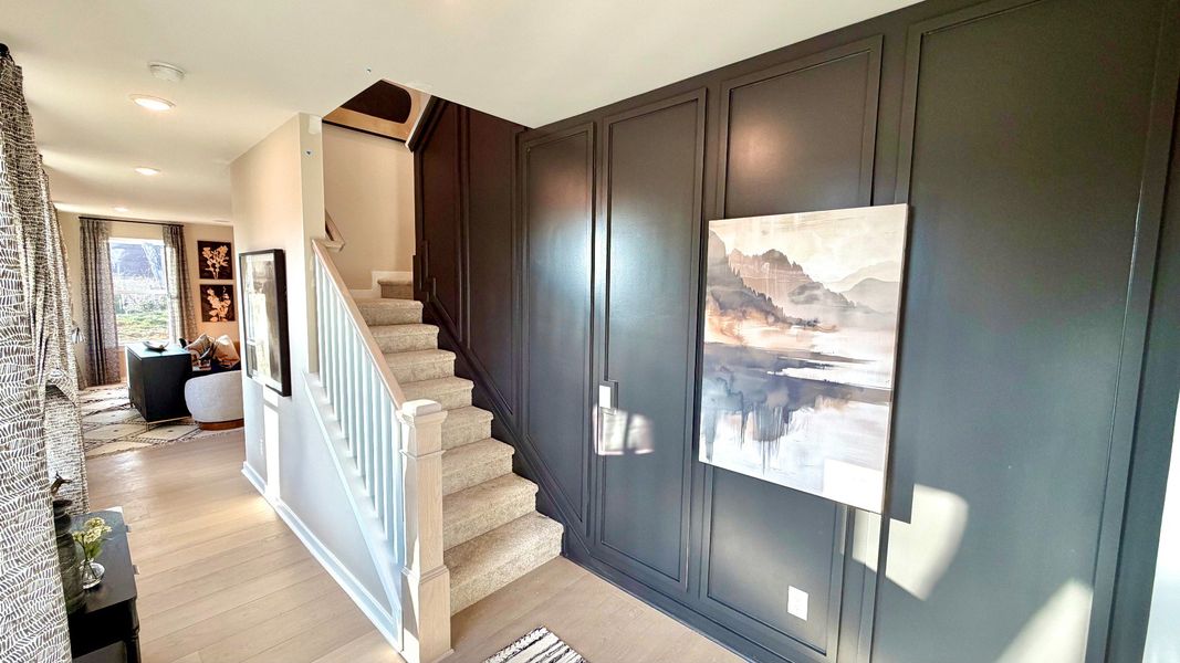 Furnished interior in a model home at Ridgewood in Shelbyville (Image 4). Furnished interior in a model home at Ridgewood in Shelbyville (Image 4).