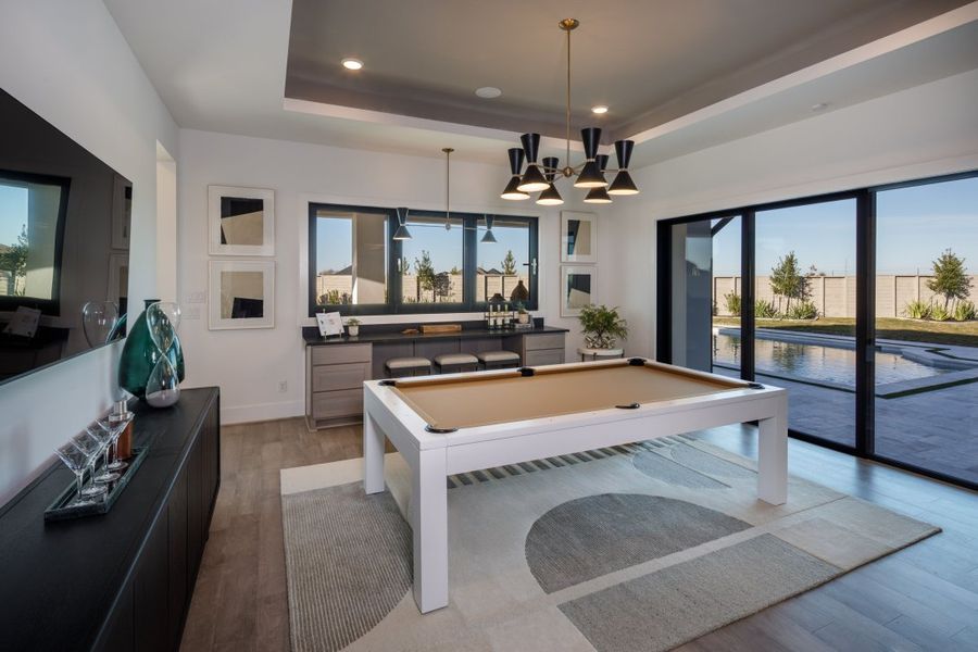 Furnished interior in a model home at Legacy in Friendswood (Image 21).