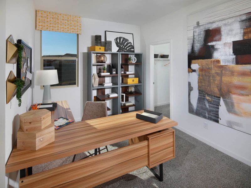 Working from home is made comfortable with the spacious Lark floorplan.