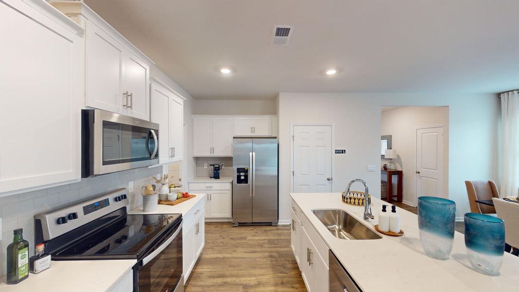 Furnished interior in a model home at Falls at Hickory in Hickory (Image 7). Furnished interior in a model home at Falls at Hickory in Hickory (Image 7).