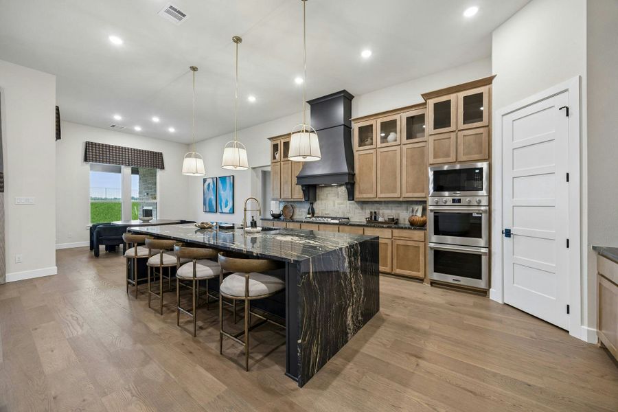 Furnished interior in a model home at Discovery Lakes in Rockwall (Image 26).