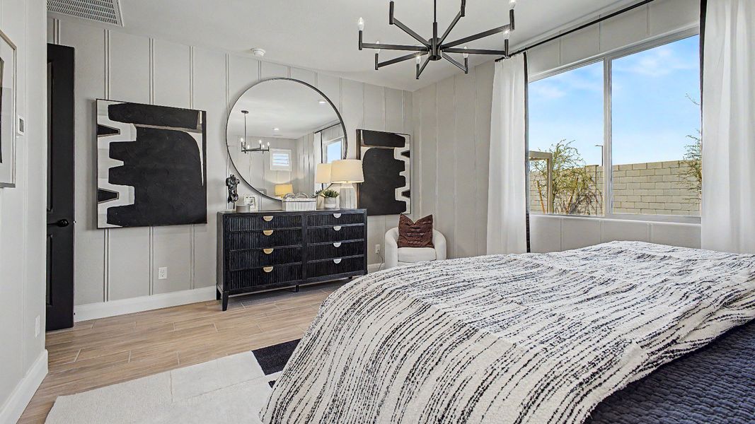 Furnished interior in a model home at Apache Farms in Buckeye (Image 21).
