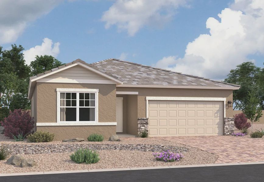 Front exterior of a home in the The Trails community, located in Phoenix, AZ (Image 8). Front exterior of a home in the The Trails community, located in Phoenix, AZ (Image 8).