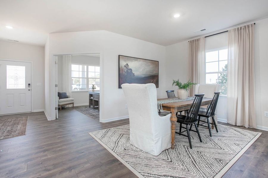 Furnished interior in a model home at Wellington in Browns Summit (Image 9).