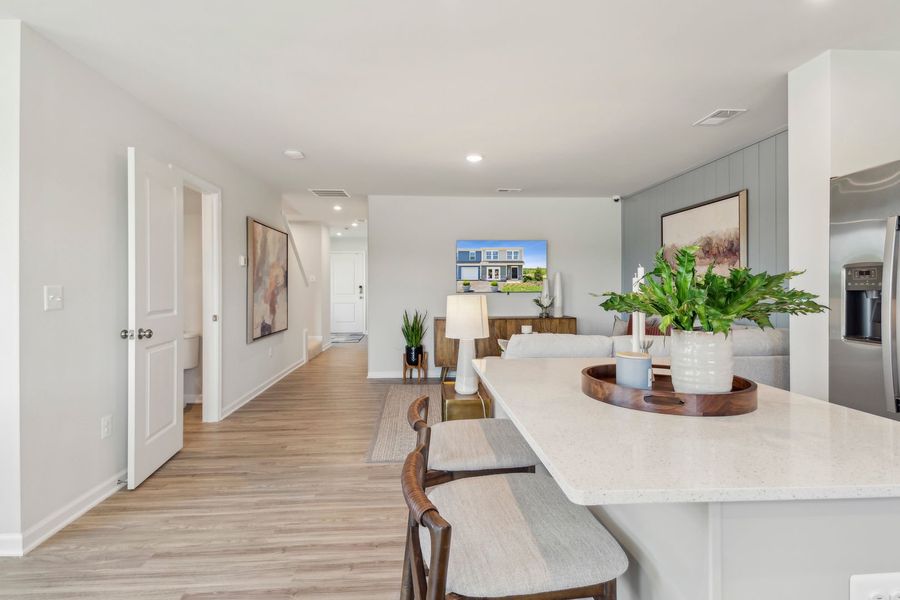Open, airy main level designed for effortless living and entertaining