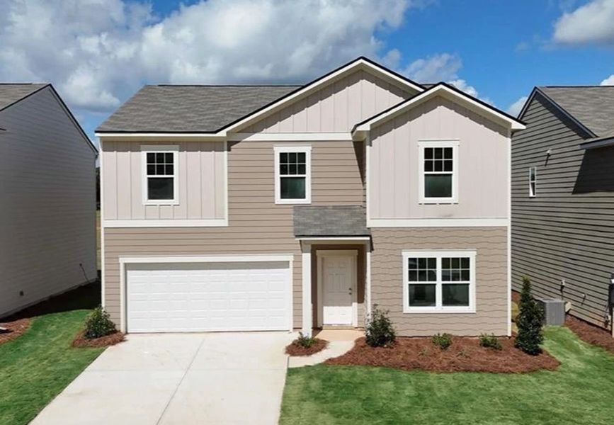 Front exterior of a home in the Casteel community, located in Bethlehem, GA (Image 4).