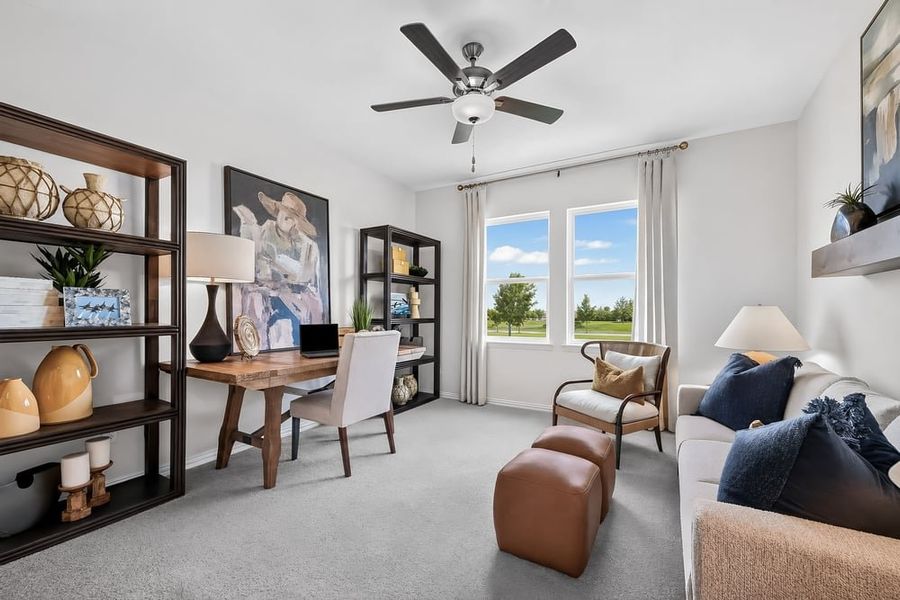 Furnished interior in a model home at Madero 50s in Haslet (Image 121). Furnished interior in a model home at Madero 50s in Haslet (Image 121).