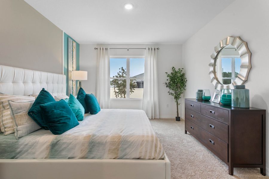 Furnished interior in a model home at Villamar in Winter Haven (Image 33).