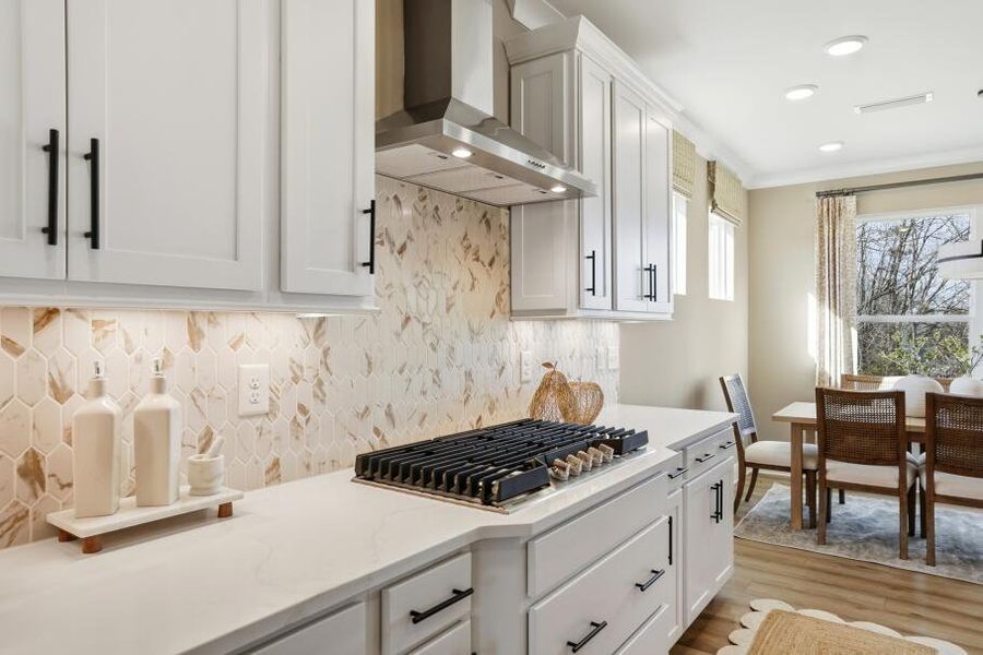 Furnished interior in a model home at Waterford Commons in Rock Hill (Image 9).