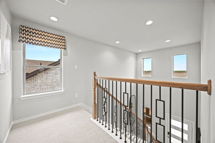 Furnished interior in a model home at Northspur in Terrell (Image 19). Furnished interior in a model home at Northspur in Terrell (Image 19).