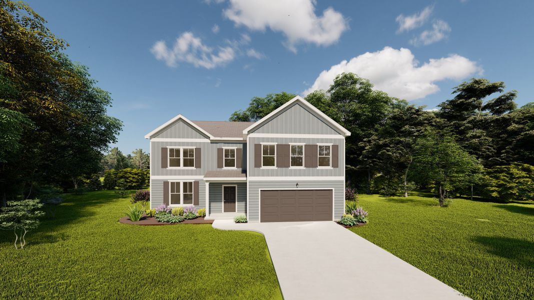 Front exterior of a home in the Declaration Homes community, located in Grovetown, GA (Image 7).