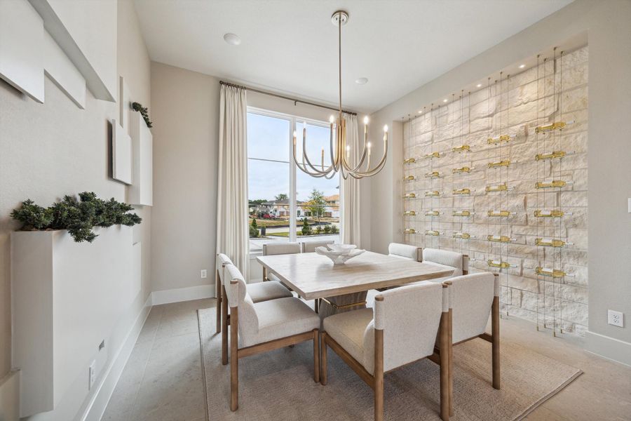 Furnished interior in a model home at ARTAVIA® - 65' Art in Conroe (Image 7).