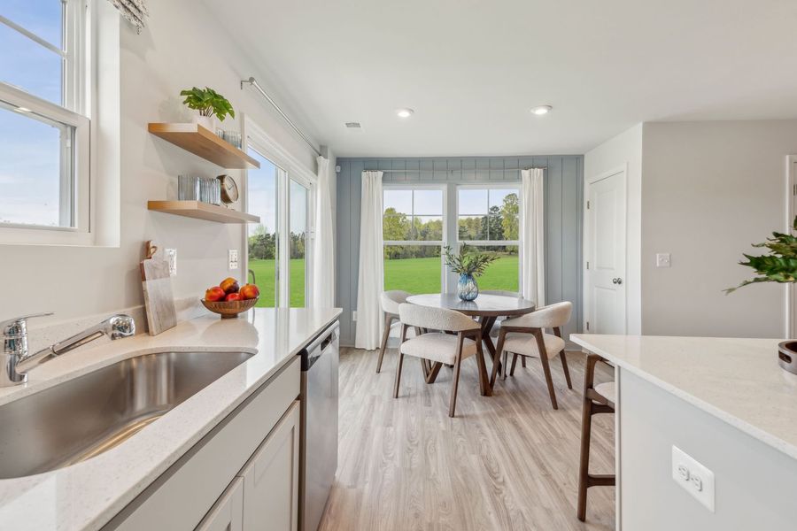 Bright dining rooms
