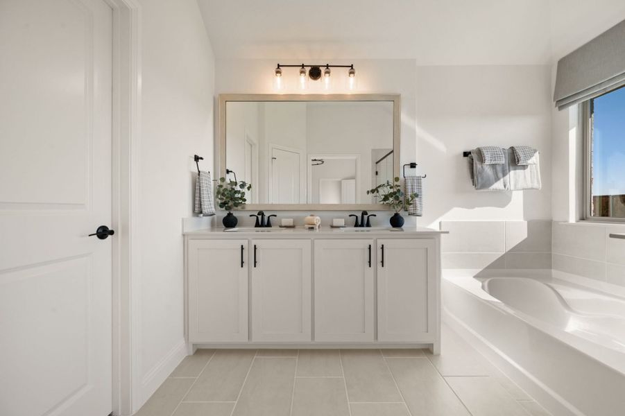 Furnished interior in a model home at Clearview Ranch in Royse City (Image 21).