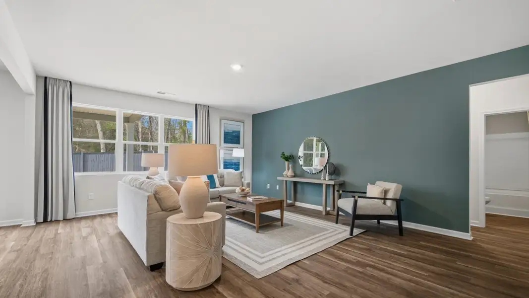 Furnished interior in a model home at Jackson Landing in Jefferson (Image 23). Furnished interior in a model home at Jackson Landing in Jefferson (Image 23).