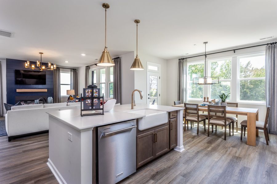 Furnished interior in a model home at Pembroke in Hope Mills (Image 18).