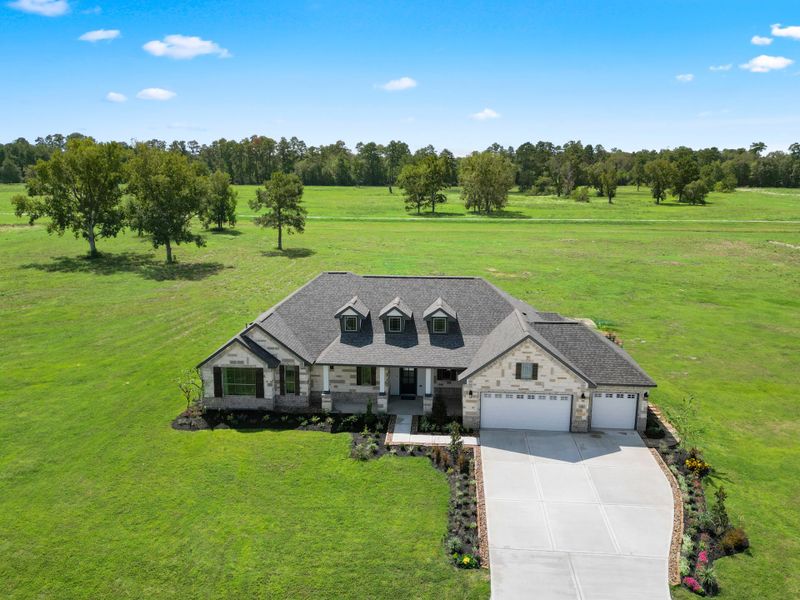 Front exterior of a home in the Barton Place community, located in Cleveland, TX (Image 3). Front exterior of a home in the Barton Place community, located in Cleveland, TX (Image 3).