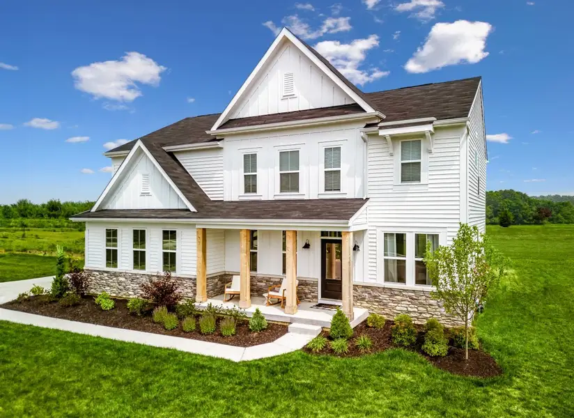 Front exterior of a home in the Vista Hills community, located in Louisville, KY (Image 3). Front exterior of a home in the Vista Hills community, located in Louisville, KY (Image 3).