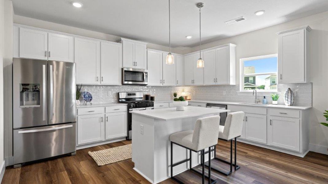 Furnished interior in a model home at Harbor Crest in Ooltewah (Image 20).
