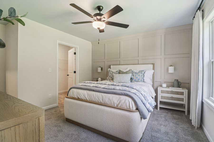 Furnished interior in a model home at Piney Woods Bluff in Columbia (Image 13).