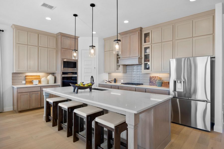 Furnished interior in a model home at Brookshire at Legacy Hills in Celina (Image 5).