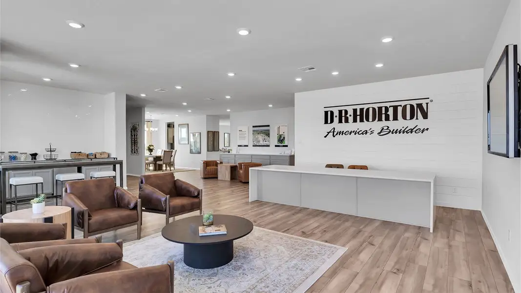 Furnished interior in a model home at Turnbo Ranch in Killeen (Image 4).