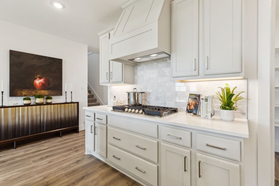 Furnished interior in a model home at Painted Tree Woodland West in McKinney (Image 44). Furnished interior in a model home at Painted Tree Woodland West in McKinney (Image 44).