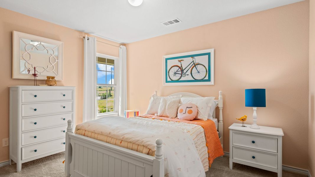 Christian Meadows Model Home Secondary Bedroom