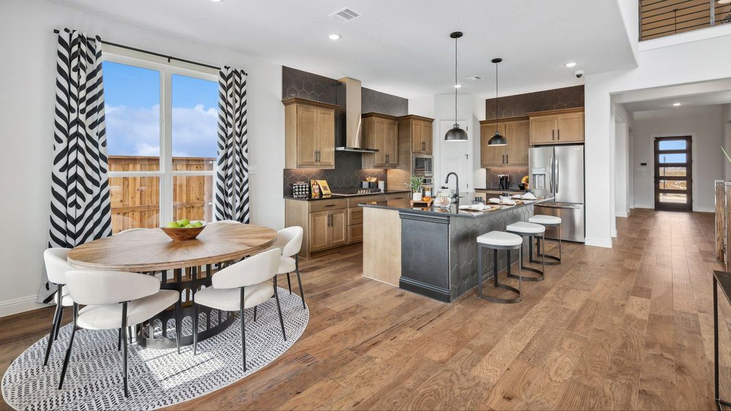 Furnished interior in a model home at Green Meadows Classic in Celina (Image 12).