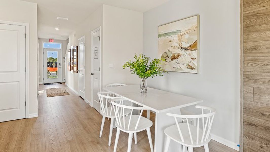 Furnished interior in a model home at Harbor Landing in Palm Harbor (Image 6).
