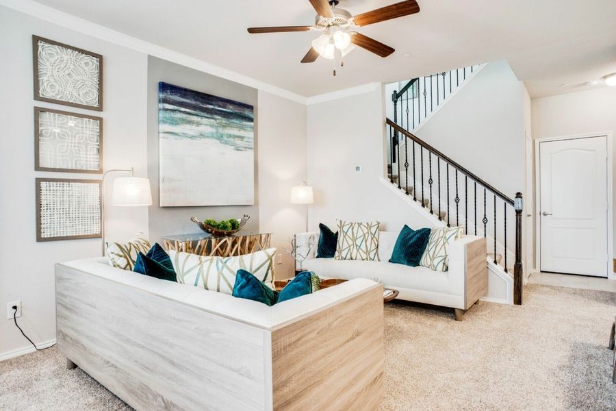 Image 12 of the Brentwood Place Townhomes community in Denton, TX. Image 12 of the Brentwood Place Townhomes community in Denton, TX.