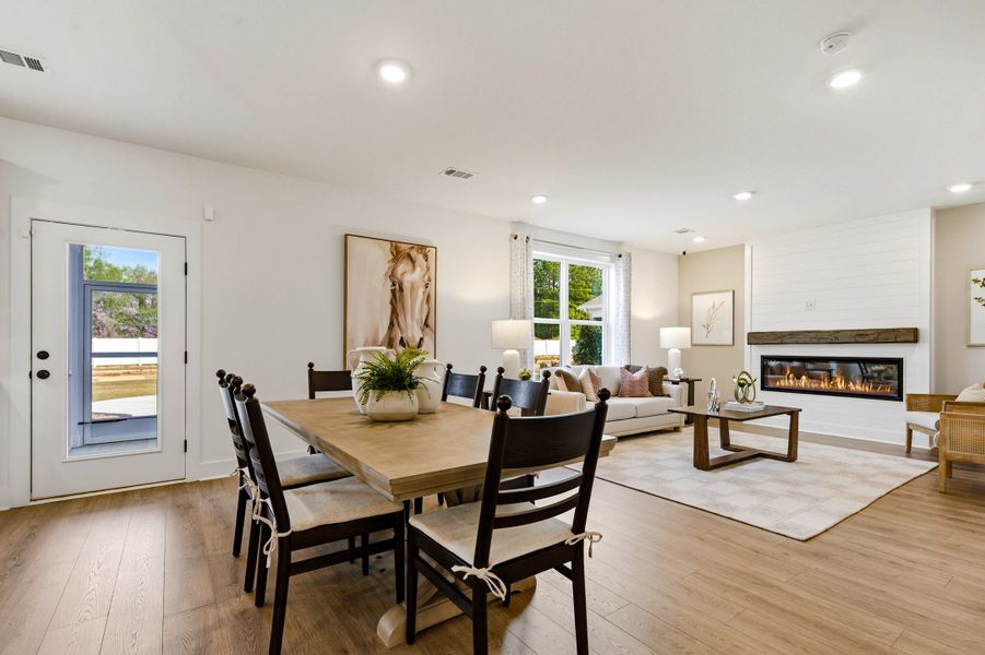 Furnished interior in a model home at Somerset: Essentials in Myrtle Beach (Image 4).