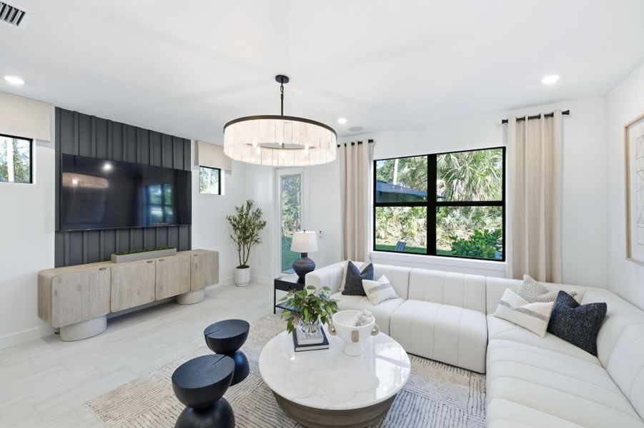 Open Concept Living Space Open Concept Living Space
