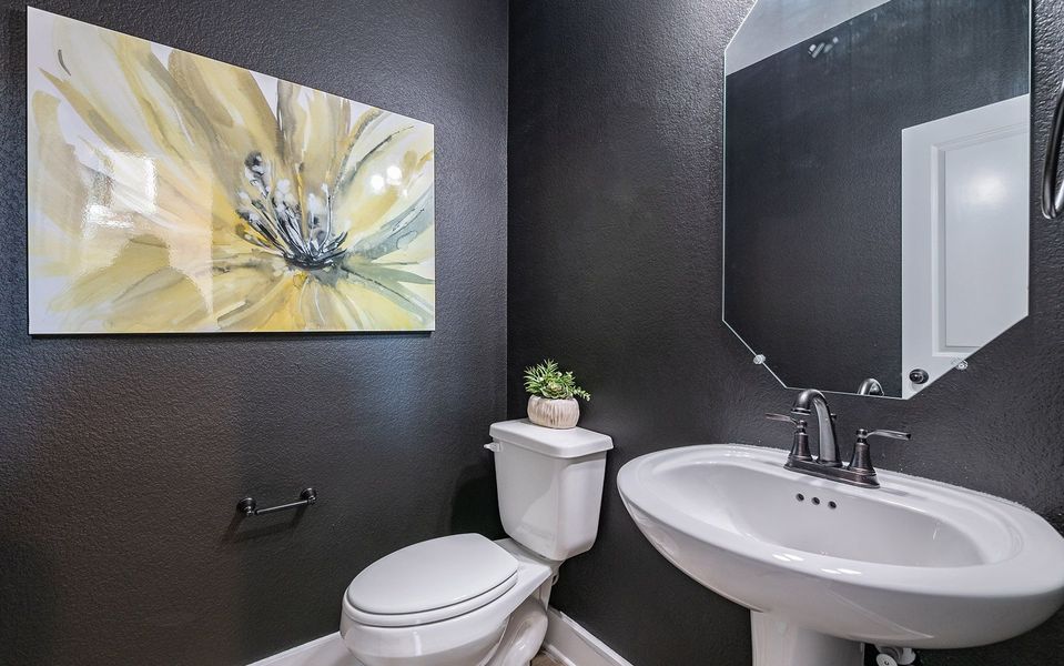 Furnished interior in a model home at The Grove in Sherman (Image 41).