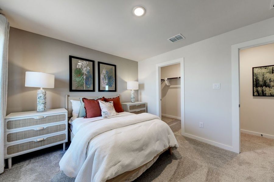 Furnished interior in a model home at Hickory Ridge in Elmendorf (Image 39).