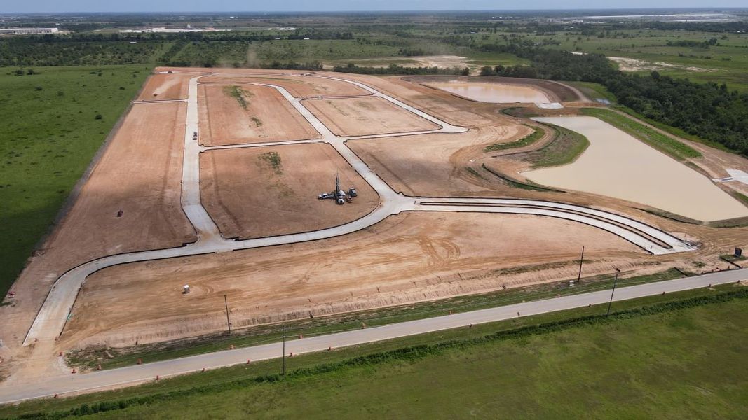 Site preparation and early development at Paloma at Sanford Farms in Waller, TX (Image 23). Site preparation and early development at Paloma at Sanford Farms in Waller, TX (Image 23).