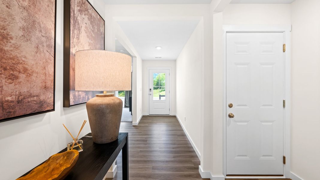Furnished interior in a model home at Bayview at Harbor Crest in Ooltewah (Image 13).