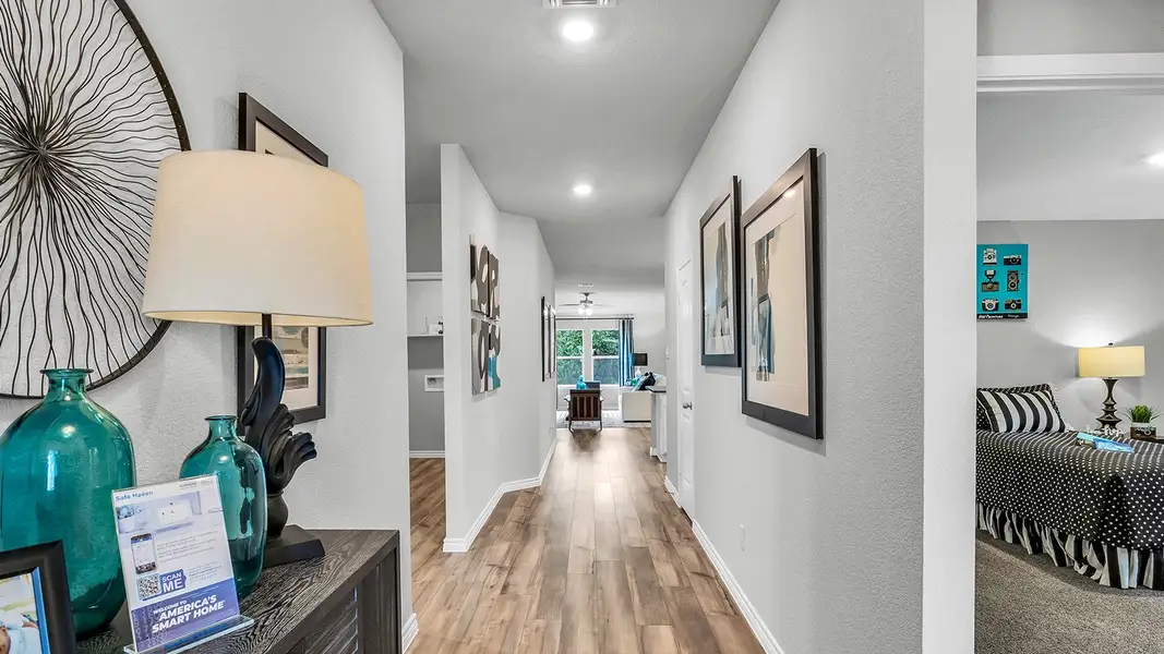 Furnished interior in a model home at Three Creeks - Colt Creek in Belton (Image 4).