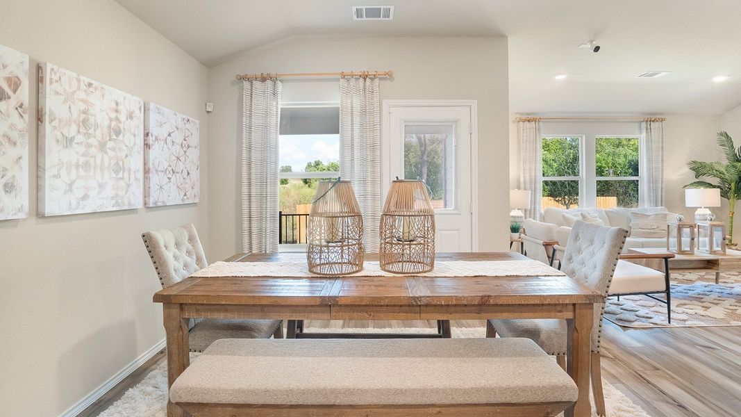 Furnished interior in a model home at Pecan Creek in Temple (Image 10).