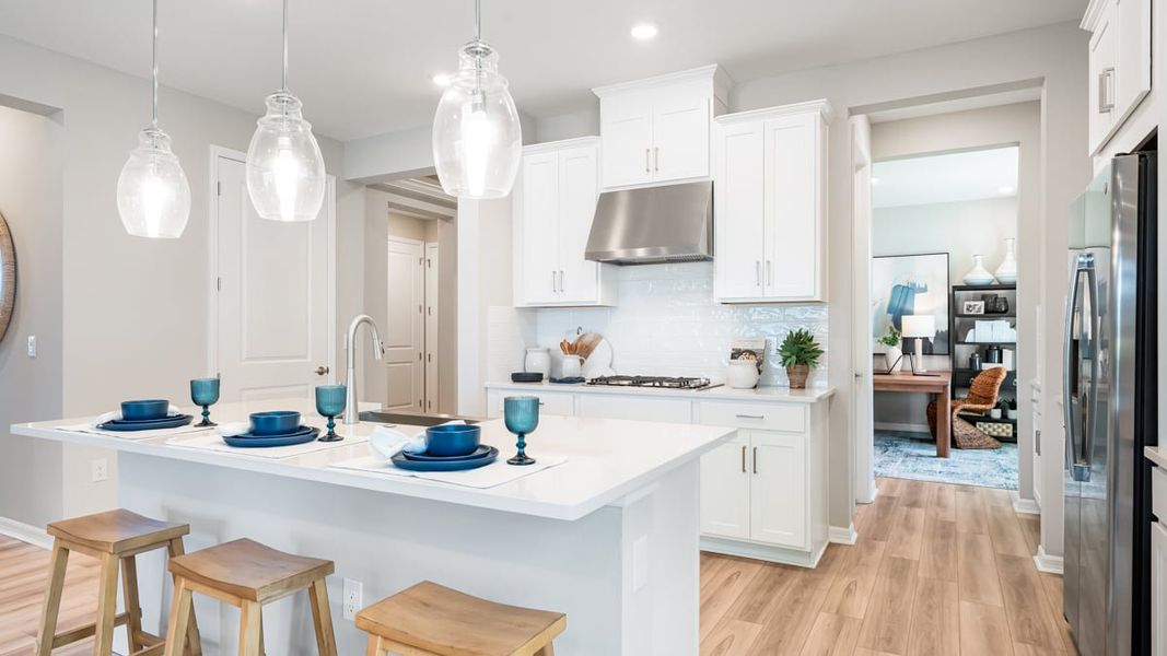 Furnished interior in a model home at Palms at Coasterra in Palmetto (Image 5).