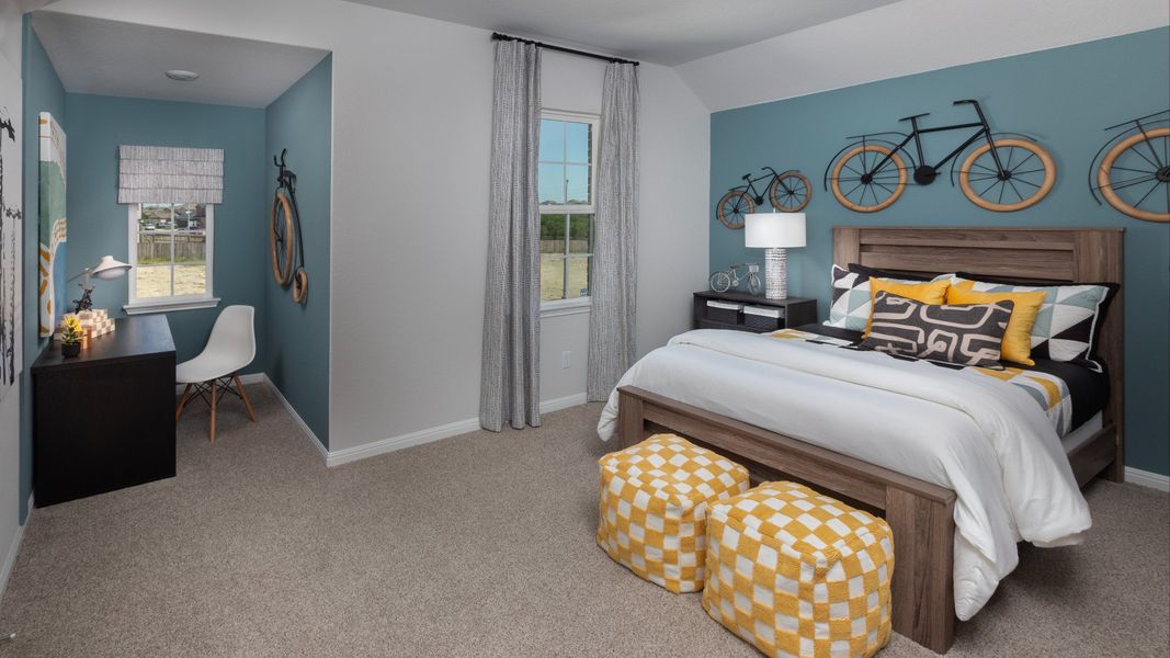 Hunters Ranch Model Home Secondary Bedroom