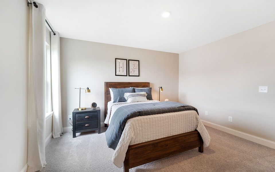 Furnished interior in a model home at Aden Woods in Fairview (Image 42). Furnished interior in a model home at Aden Woods in Fairview (Image 42).