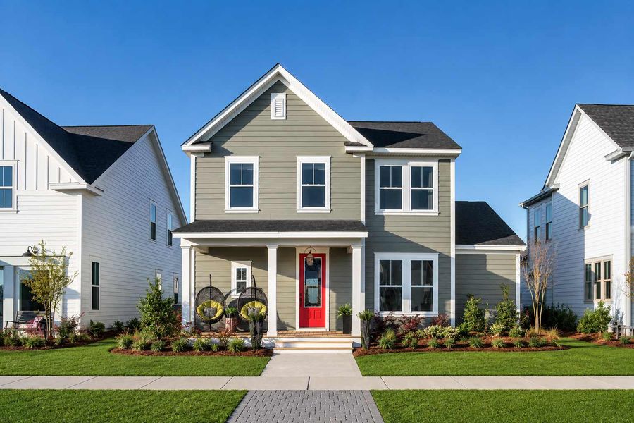 Front exterior of a home in the Point Hope - Garden Collection community, located in Charleston, SC (Image 4). Front exterior of a home in the Point Hope - Garden Collection community, located in Charleston, SC (Image 4).