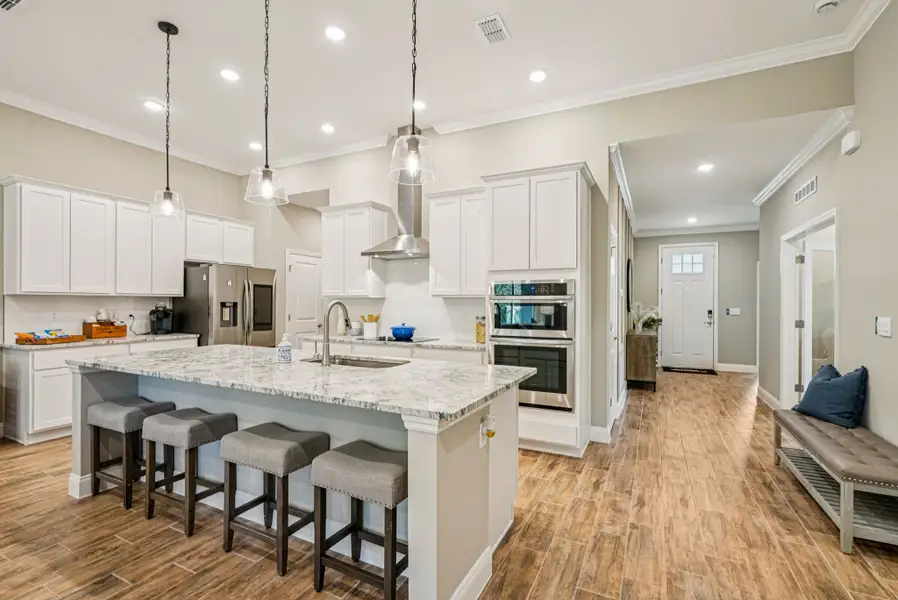 Furnished interior in a model home at Malabar Springs in Palm Bay (Image 5). Furnished interior in a model home at Malabar Springs in Palm Bay (Image 5).